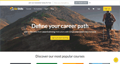 Desktop Screenshot of goskills.com